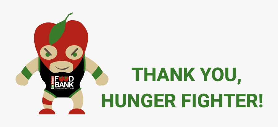 San Antonio Food Bank Svg Black And White Library - Thank You For Your Food Bank Donation, Transparent Clipart
