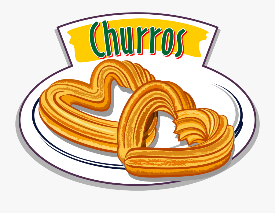 Loschurros Waffles Original Belgium - Churros Drawing, Transparent Clipart