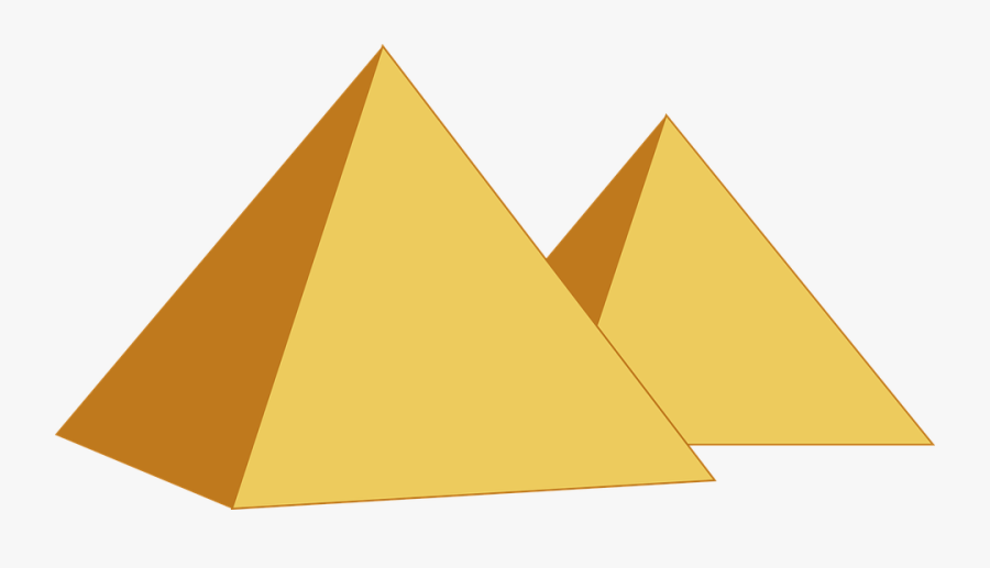Pyramids, Egypt, Egyptian, De - Clipart Pyramid, Transparent Clipart
