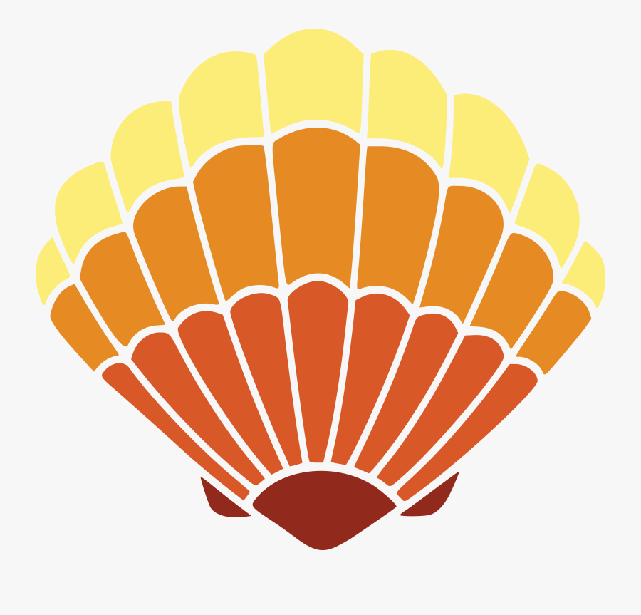 Free Clipart Of A Scallop Sea Shell - Clipart Shell, Transparent Clipart