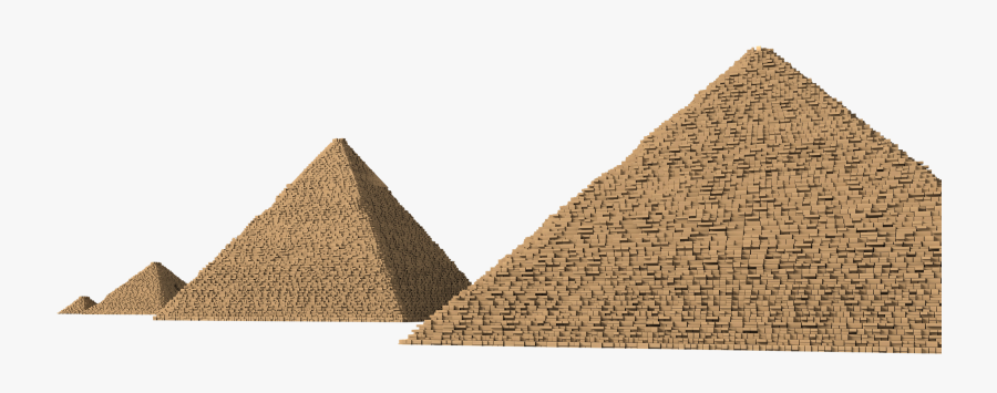 Great Pyramid Of Giza Egyptian Pyramids Ancient Egypt - Pyramid Of Giza 3d Model, Transparent Clipart