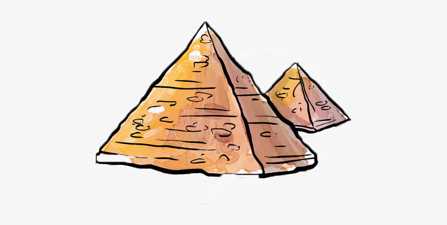 Egyptian Pyramids De Piramides - Pyramid, Transparent Clipart