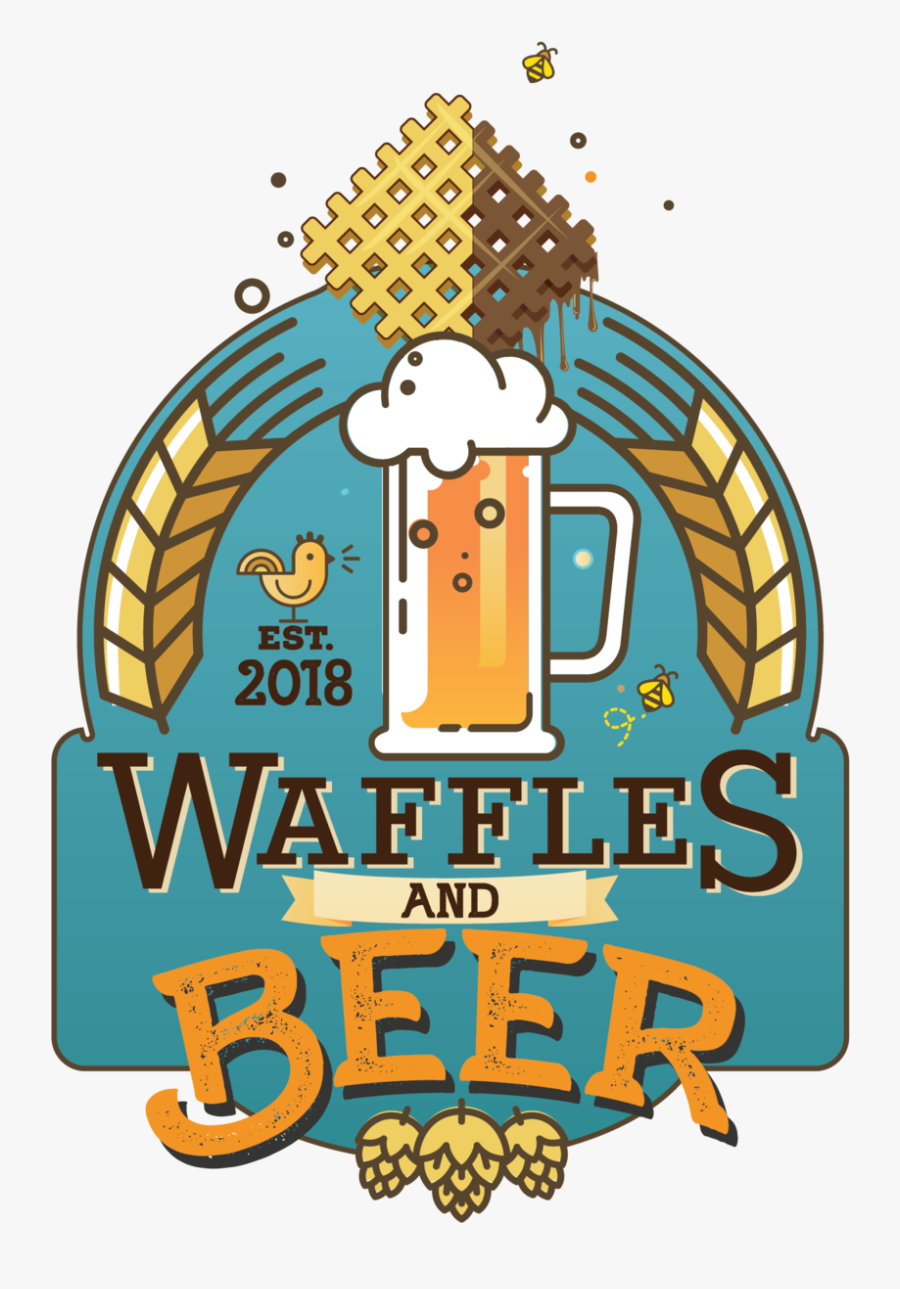 Clip Art Waffles Y El Festival - Waffles And Beer Festival, Transparent Clipart