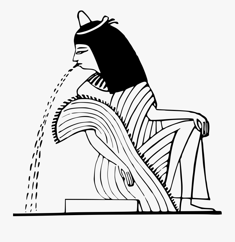 Transparent Trojan Horse Clipart - Drawing Ancient Egyptian Art, Transparent Clipart