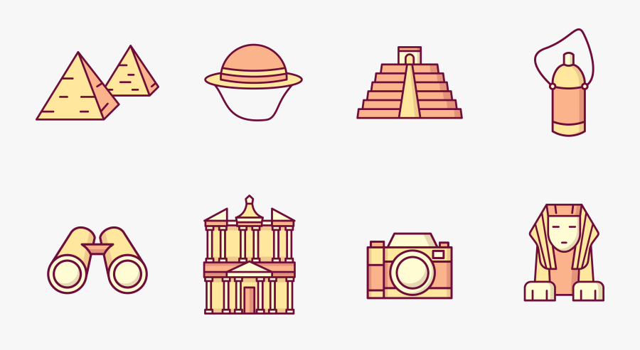 Transparent Egyptian Pyramid Clipart, Transparent Clipart