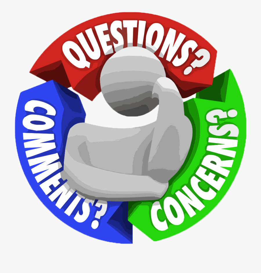 Questions Comment Concerns, Transparent Clipart
