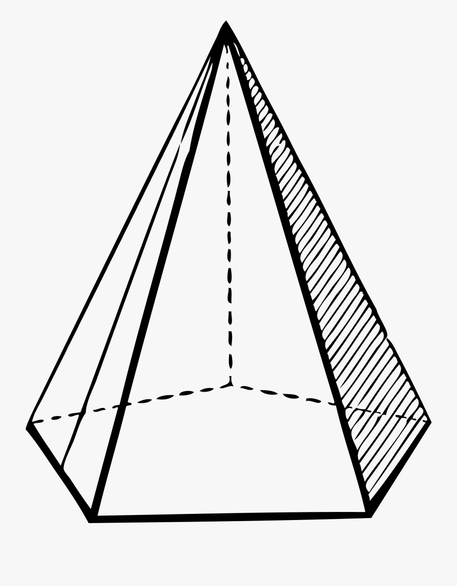 Pyramid Clipart , Png Download - Pentagonal Pyramid Png, Transparent Clipart