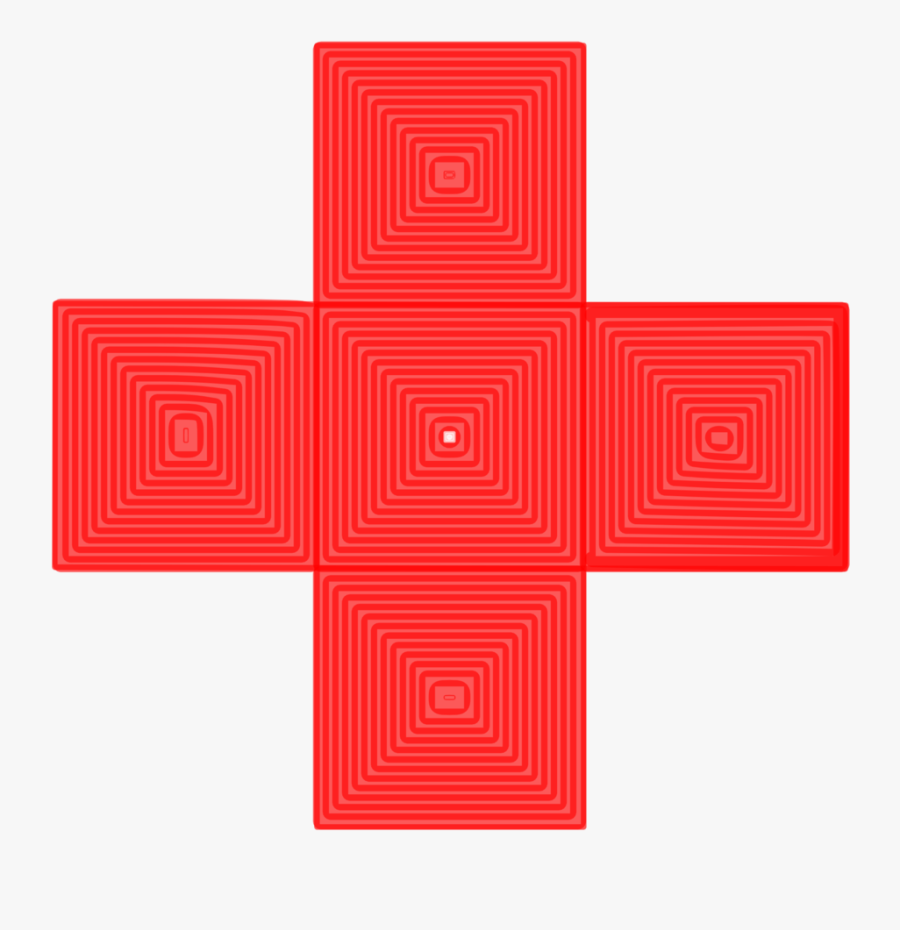 Red Pyramids - Clip Art, Transparent Clipart