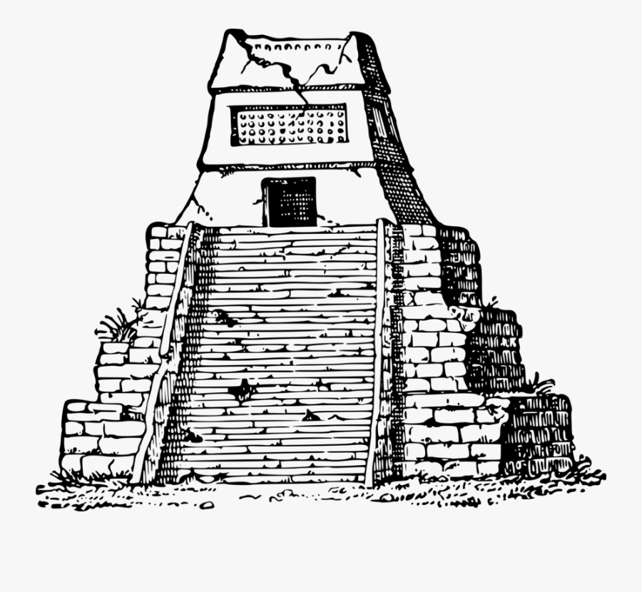 Building,elevation,tower - Mexico Pyramid Clip Art, Transparent Clipart