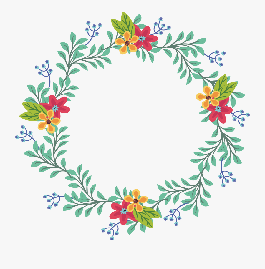 Wedding Invitation Branch Convite Clip Art - Corona Hojas Y Flores, Transparent Clipart