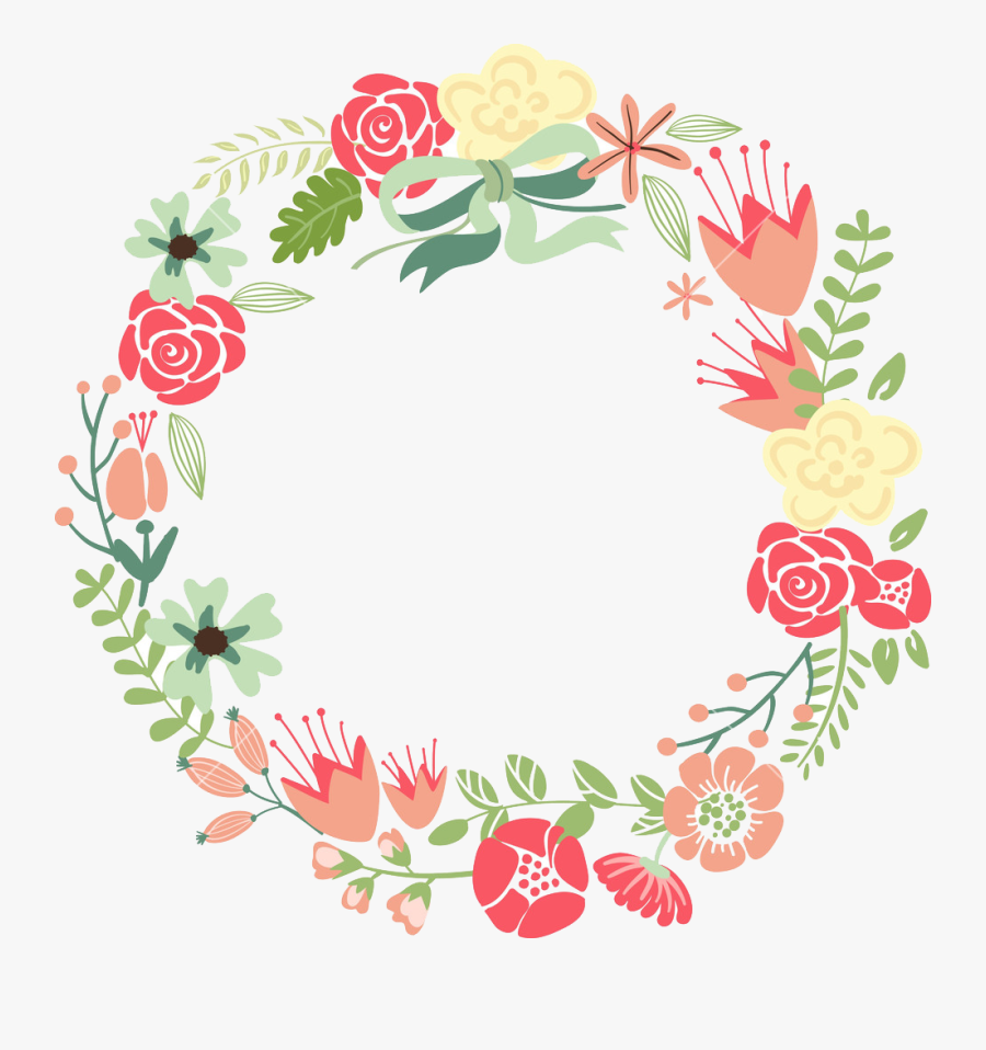 Floral Frame Png Images Transparent Free Download - Floral Circle Frame Png, Transparent Clipart