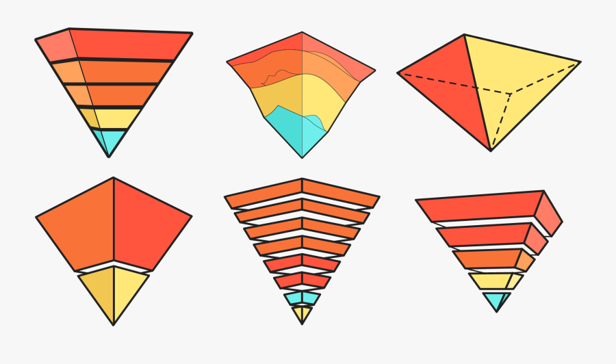 Transparent Pyramid Vector Png, Transparent Clipart
