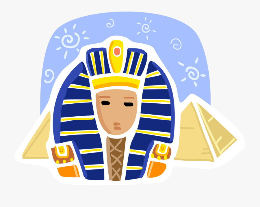 Transparent Egyptian Pyramid Clipart - Cartoon Sphinx, Transparent Clipart