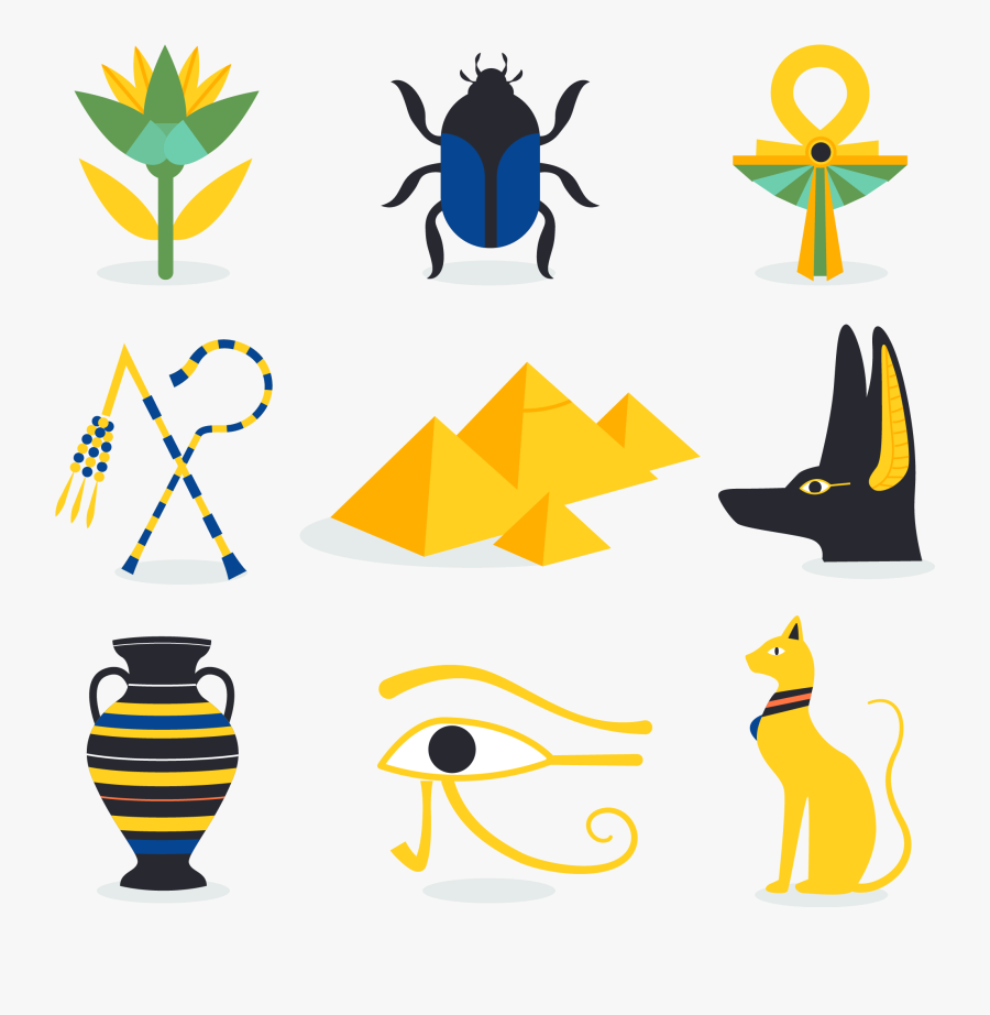 Transparent Egyptian Pyramid Png - Elementos Do Egito Antigo, Transparent Clipart