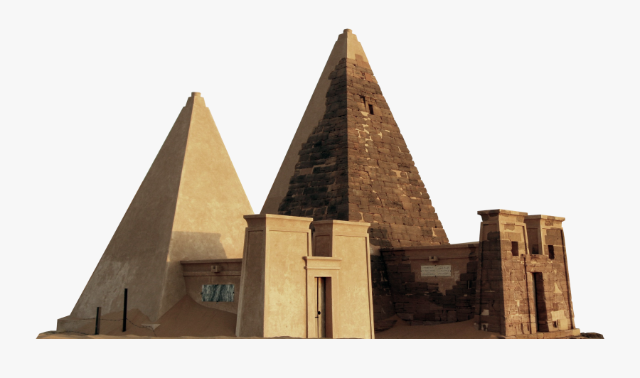 Kushite Pyramids At Meroë - Sudan, Transparent Clipart