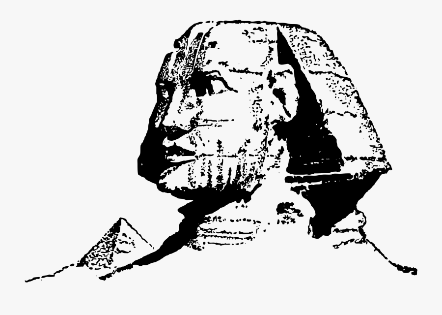 Human Behavior,head,art - Sphinx And Drawing, Transparent Clipart