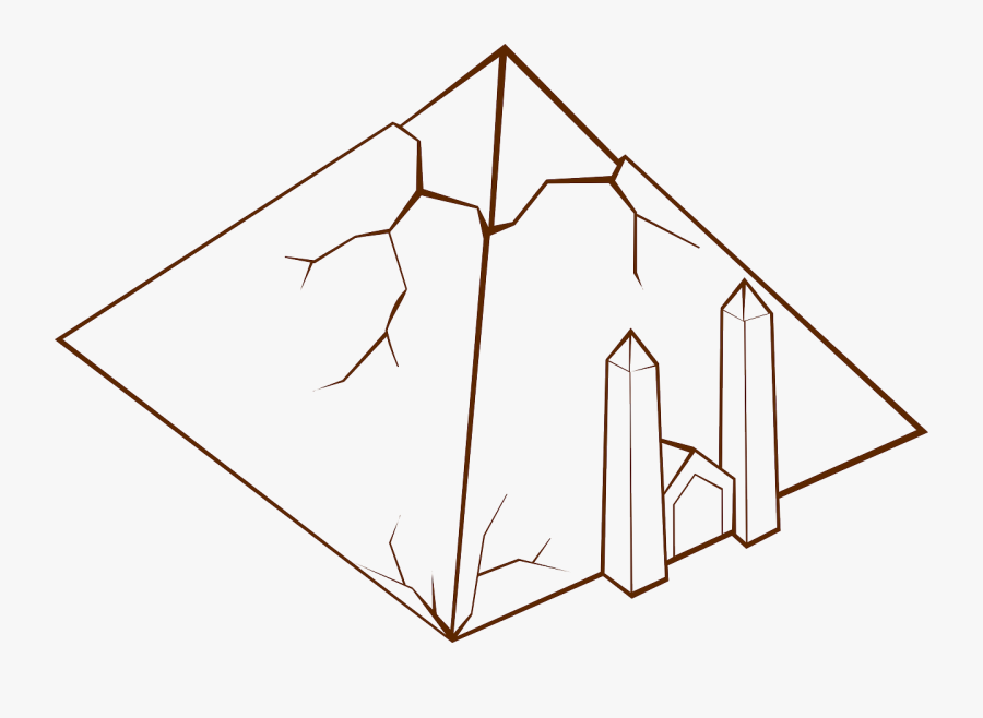 Rpg Map Symbols Pyramid - Fantasy Map Pyramid Icons Png, Transparent Clipart