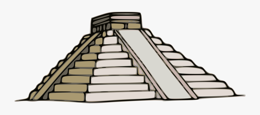 Transparent Pyramid Shape Clipart - Ziggurat Clipart, Transparent Clipart