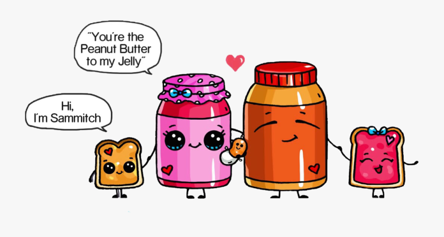 Peanut Butter And Jelly Drawings, Transparent Clipart