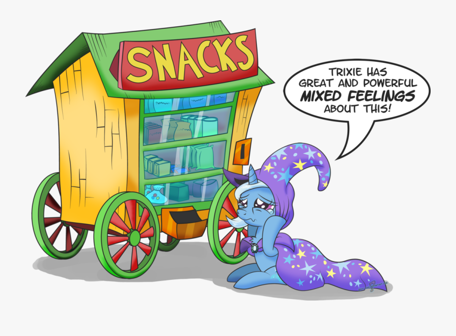A Vending Machine With Peanut Butter Crackers, On Wheels - My Little Pony: Friendship Is Magic, Transparent Clipart
