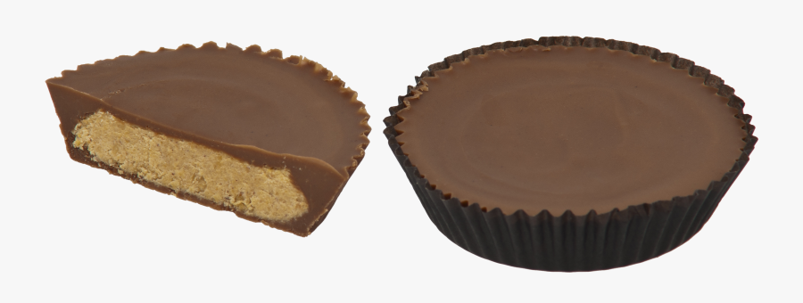 Goods,dessert,chocolate Truffle,peanut Butter Cup,paste - Reese's Peanut Butter Cup Png, Transparent Clipart