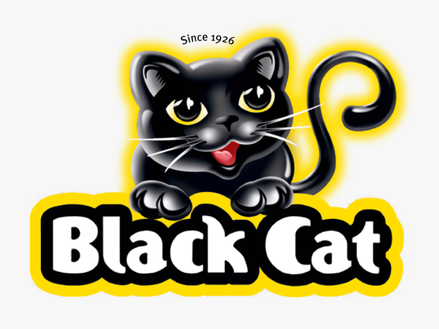 Black Cat Peanut Butter Sticky Logo - Black Cat Peanut Butter Adverts, Transparent Clipart