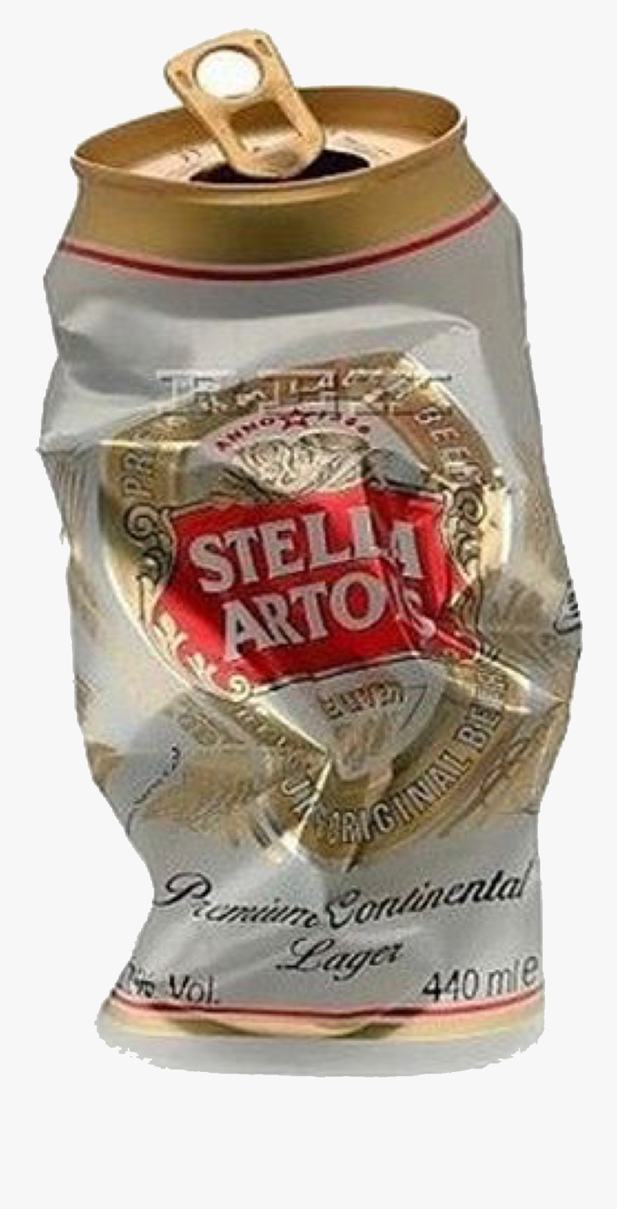 Drinking Clipart Alcohol Tobacco - Crushed Beer Can Png, Transparent Clipart