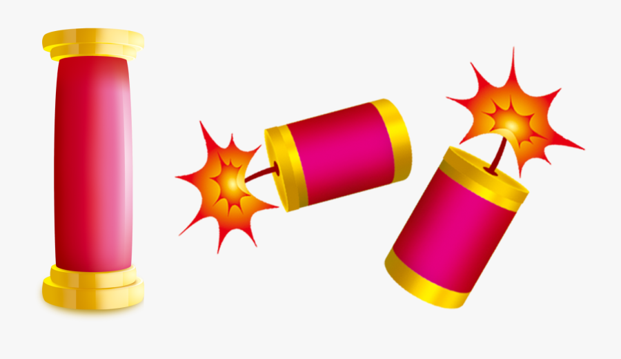 Diwali Firecrackers Png Clipart Background - Firecracker Clipart Png, Transparent Clipart