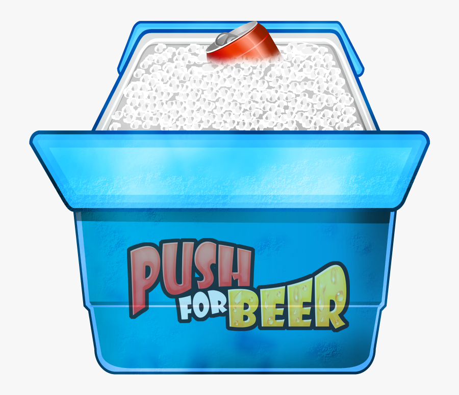 Just Swipe Beer Cans Down Into The Cooler Until It, Transparent Clipart