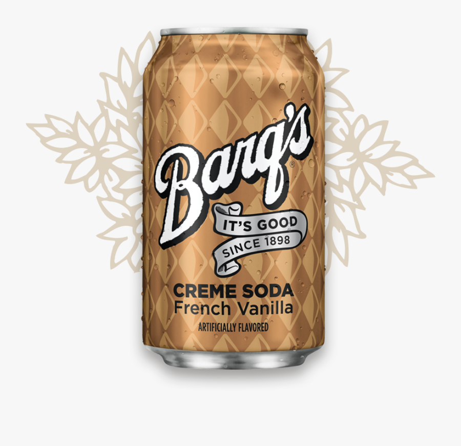 Transparent Soda Cans Clipart - Barqs Creme Soda, Transparent Clipart