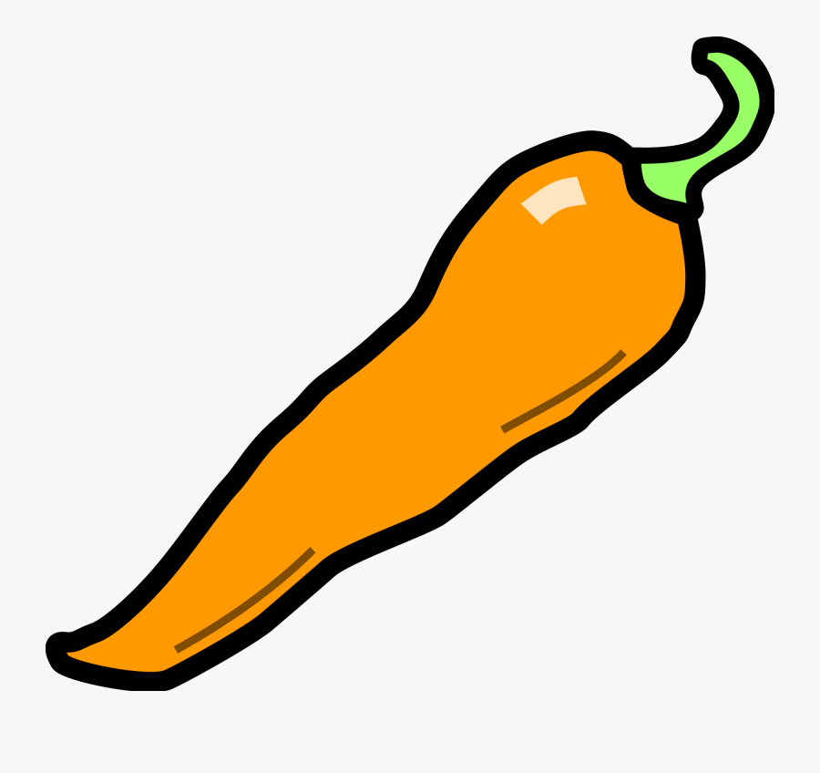 File Chilli Svg Wikimedia - Yellow Chili Pepper Clipart, Transparent Clipart