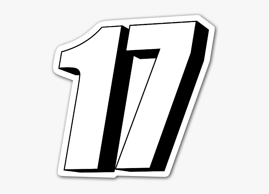 One Clipart Individual Number - Number 17 Png, Transparent Clipart