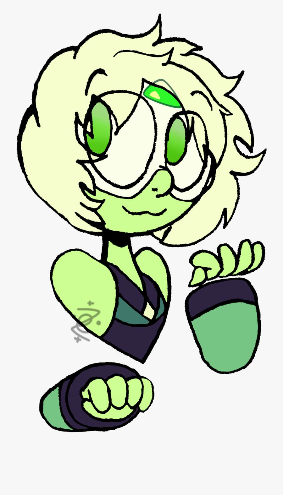 Beridot The Peridot Number One Nicest And Sweetest - Cartoon, Transparent Clipart