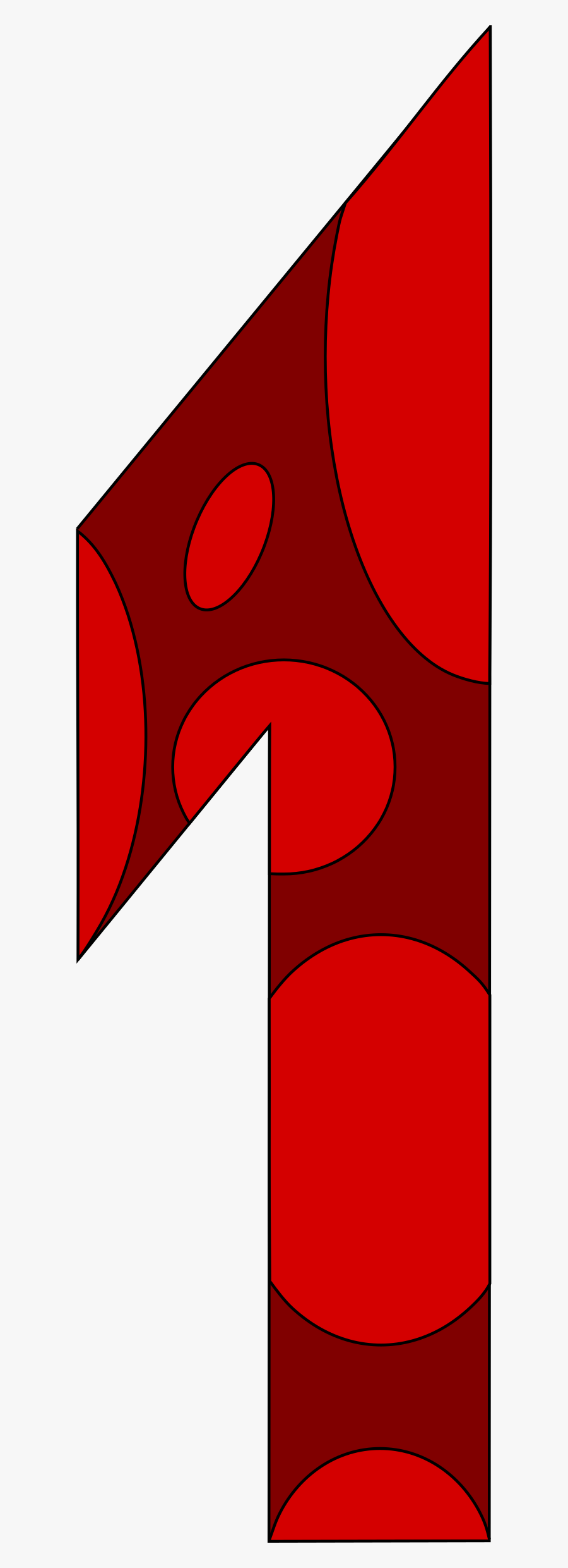 Number 1 As Pattern Clipart Royalty Free Stock, Transparent Clipart