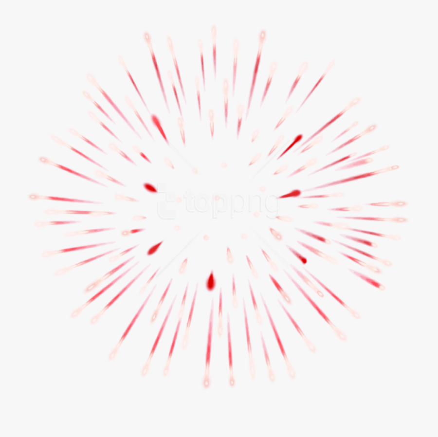 Hd Firework Transparent Free - Fireworks Red White Blue Transparent Background, Transparent Clipart