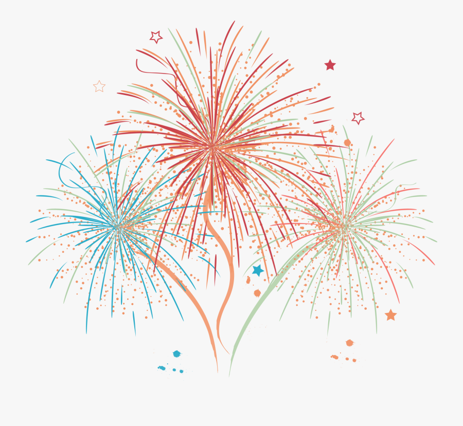 Diwali Firecracker Png Hd Quality - Vector Fireworks Png, Transparent Clipart