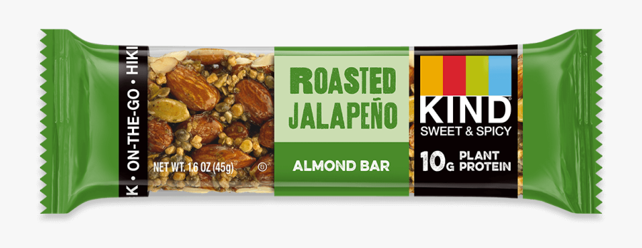 Transparent Jalapenos Png - Kind Bars Roasted Jalapeno, Transparent Clipart