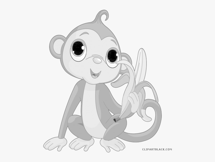Page Of Clipartblack Com - Monkey Cartoon Without Background, Transparent Clipart