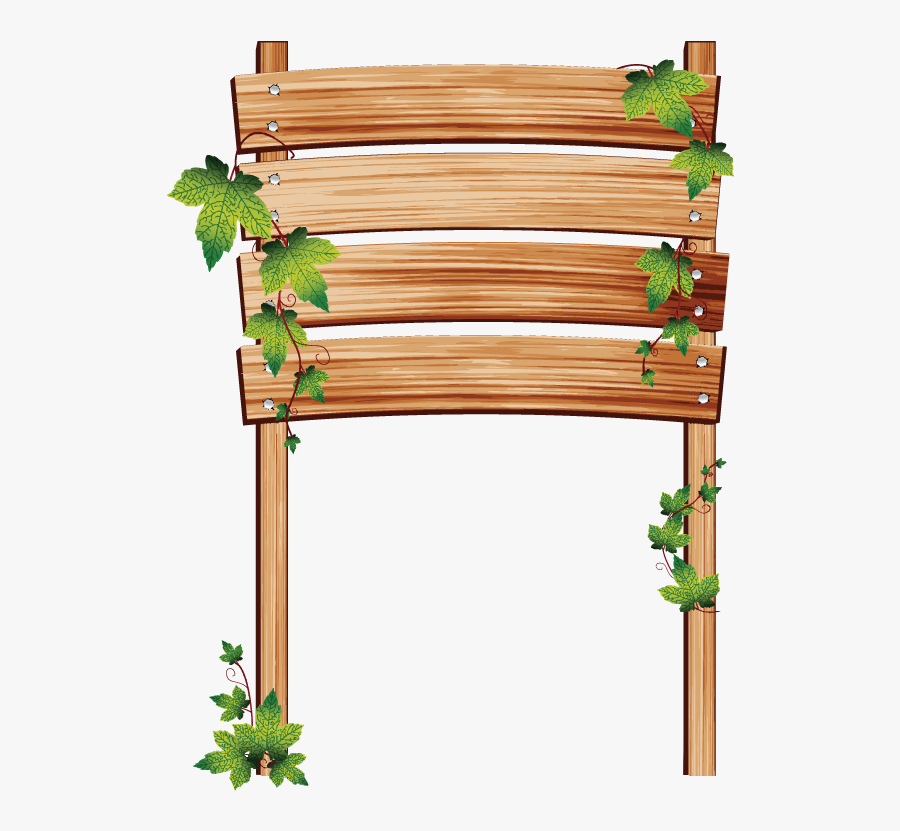 Tubes Étiquettes / Pancartes - Wooden Sign Clipart Png, Transparent Clipart