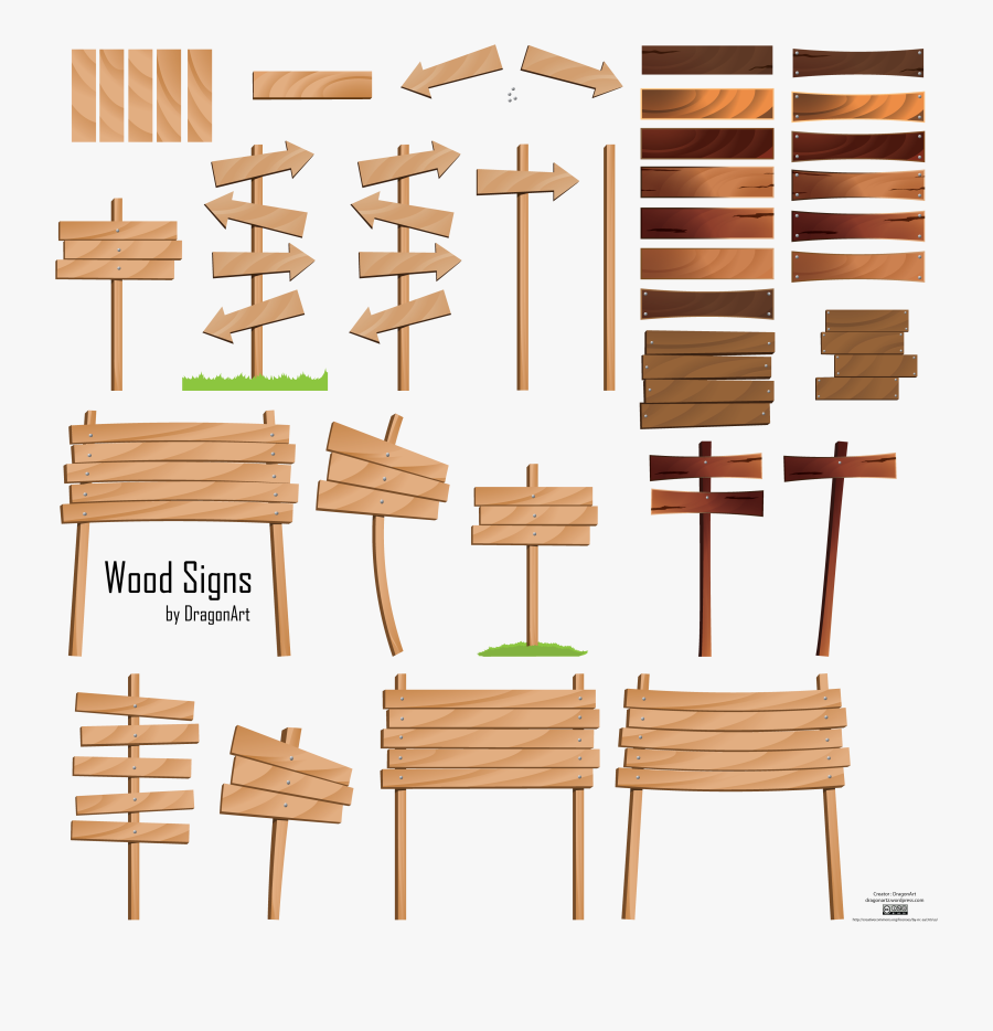 Wooden Sign Clipart, Transparent Clipart