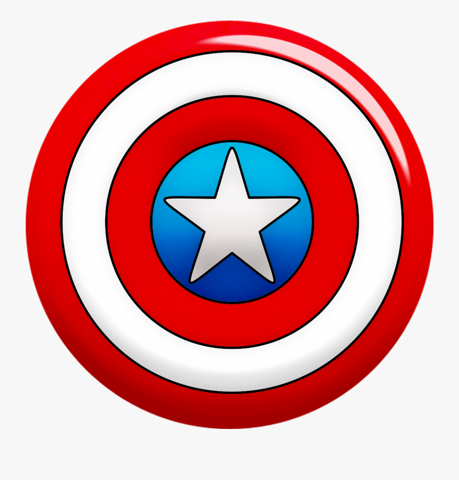 Scudo Di Capitan America, Transparent Clipart