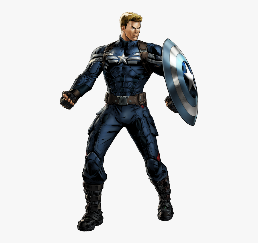 Captain Marvel Clipart Marvel Avengers Alliance - Captain America Stealth Suit Comic, Transparent Clipart