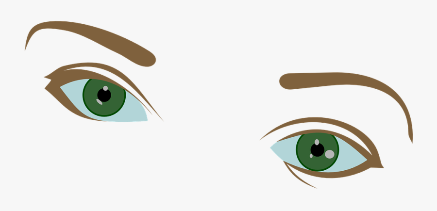 Eyes, Green, Woman, Girl, Face, Transparent Clipart