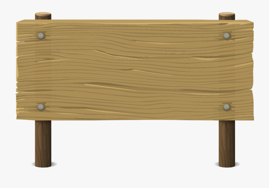 Blank Wood Sign Png - Wooden Sign Transparent Background, Transparent Clipart