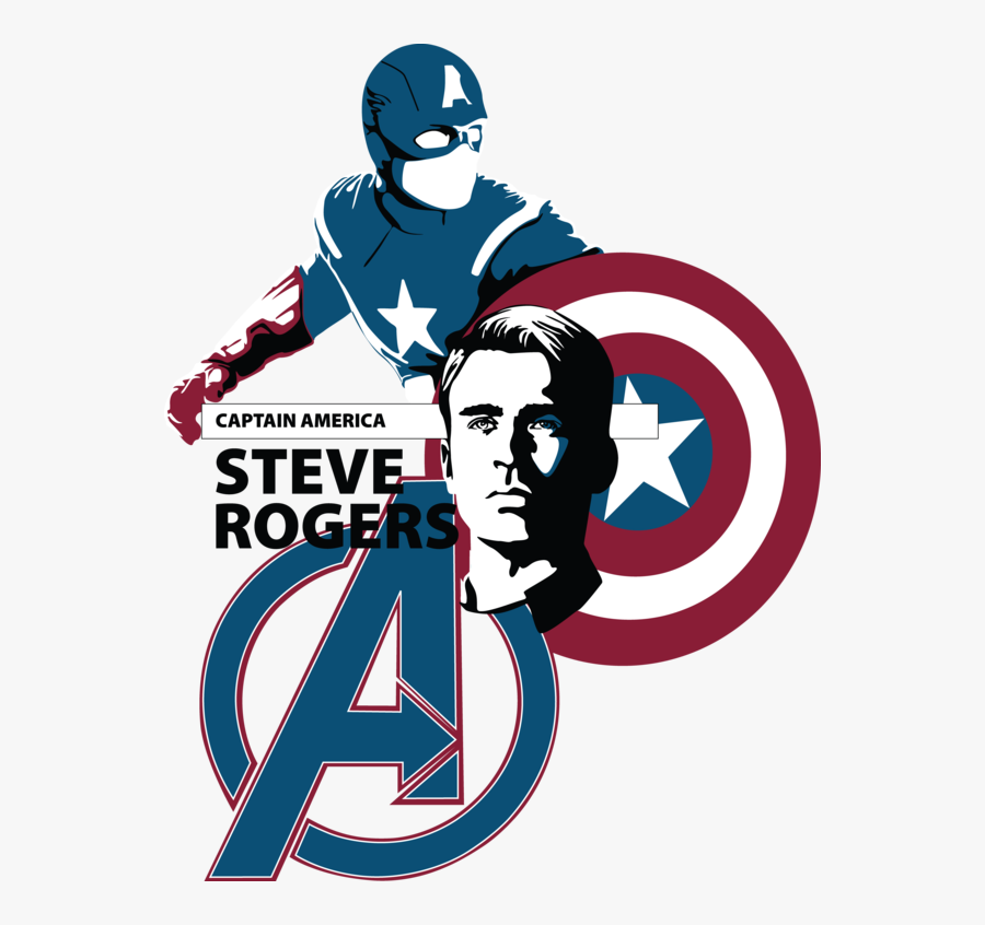 And America Hulk Thor The Captain Avengers Clipart - Captain America Steve Rogers Png, Transparent Clipart