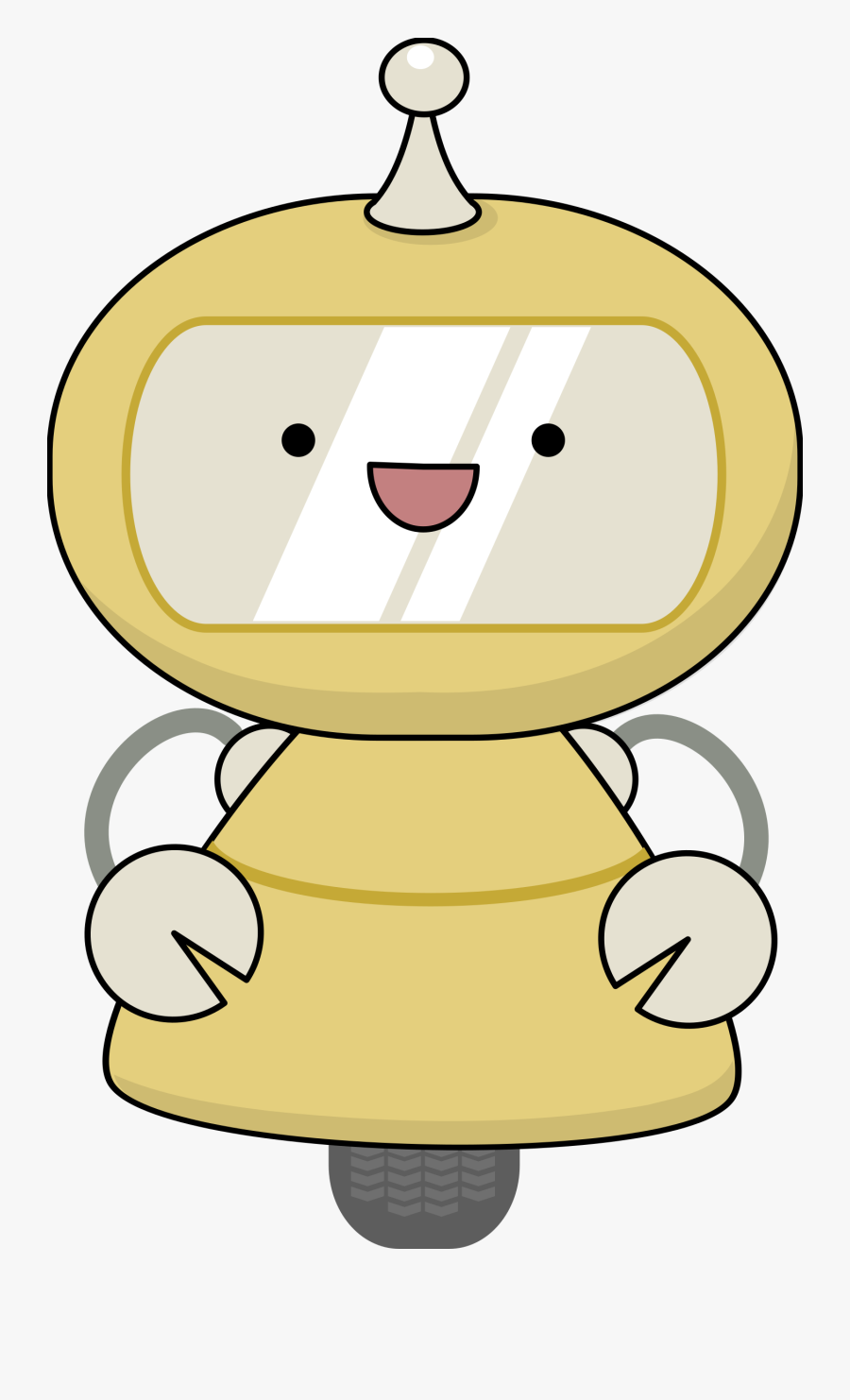 Transparent Happy Customer Png - Cartoon Friendly Robot, Transparent Clipart
