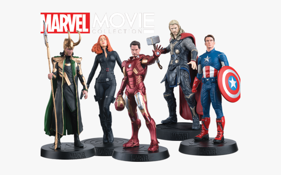 Transparent Avengers Clipart - Marvel Movie Figurine Collection, Transparent Clipart