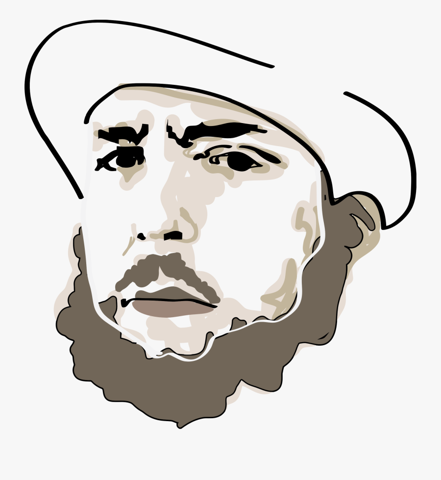 Dessin Visage Homme Png, Transparent Clipart