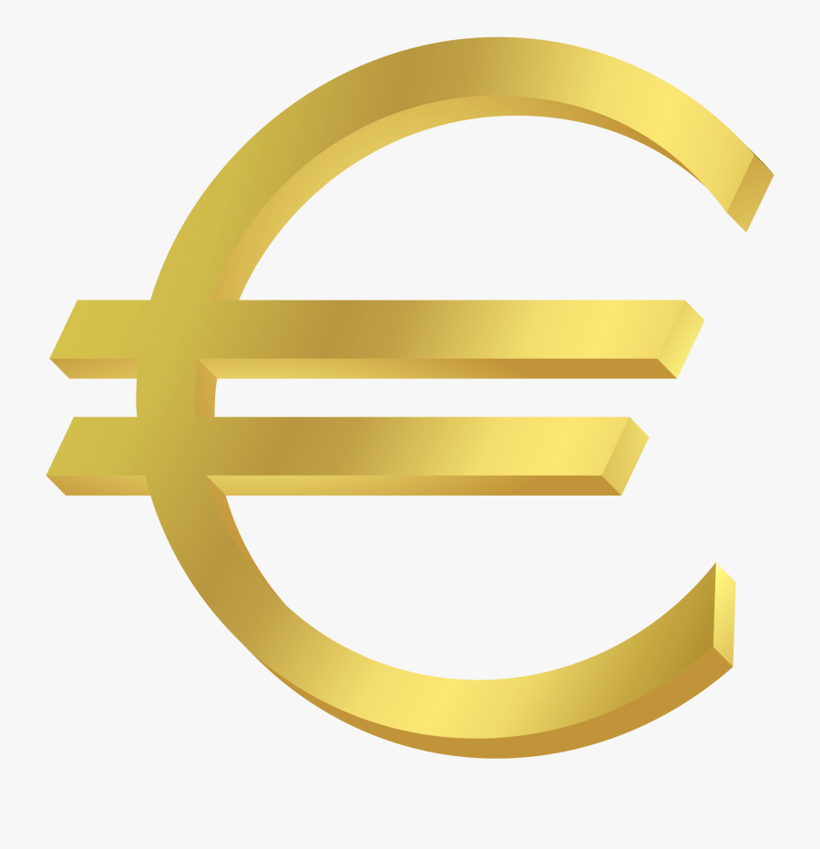 Euro Sign Clipart - Euro Sign Transparent Background, Transparent Clipart