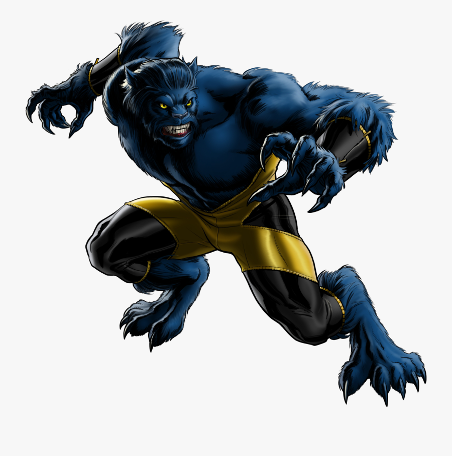 Marvel Comic Book Clipart - Beast X Men Transparent, Transparent Clipart
